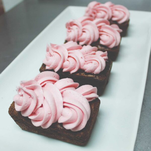 Raspberry Brownie